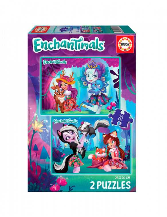 Enchantimals Puzzle 2x20pz 8412668179325