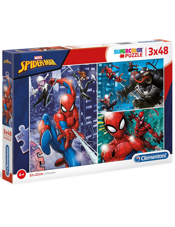SPIDER-MAN Puzzle 3x48pz 8005125252381 Menos de 50 piezas