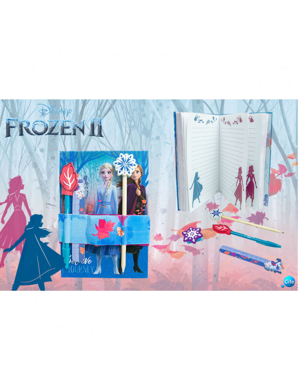 Frozen 2 Diario Con Accesorios