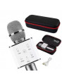 Micro Karaoke Bluetooth Plata Micrófonos