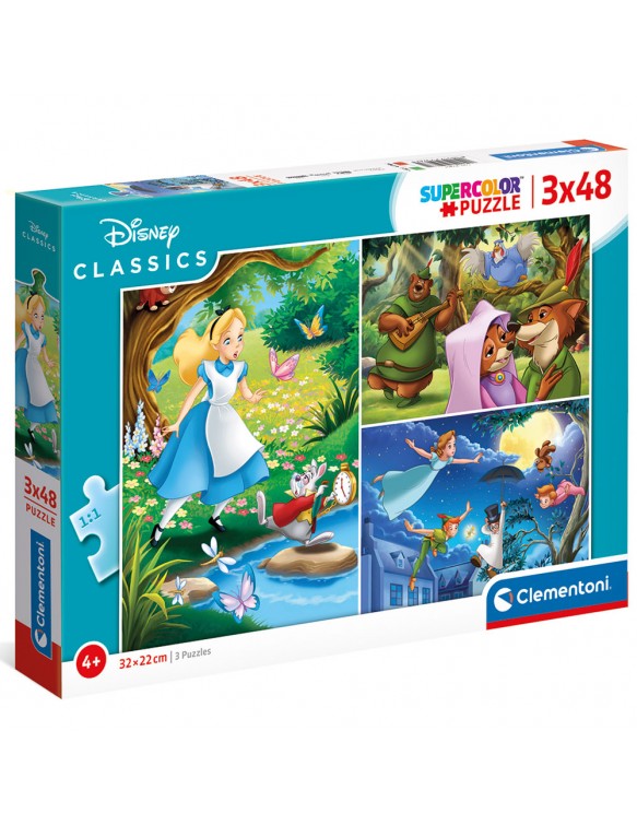 Disney Classic Puzzle 3x48 piezas