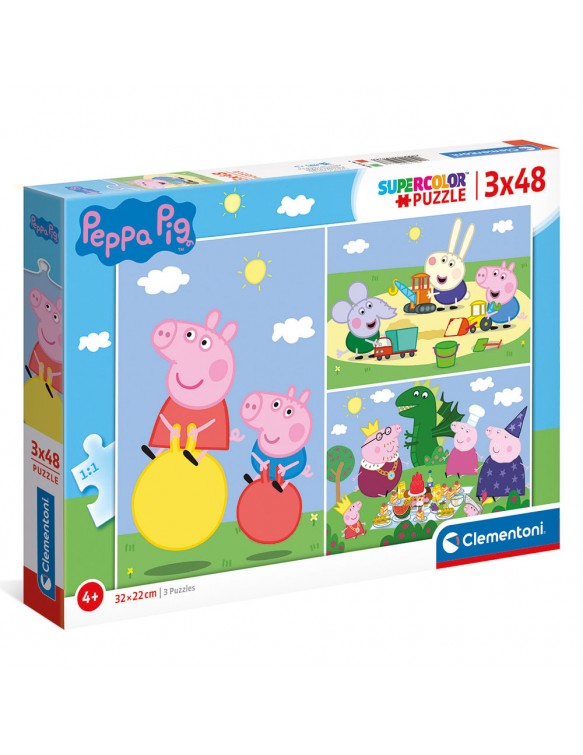Peppa Pig Puzzle 3x48 piezas
