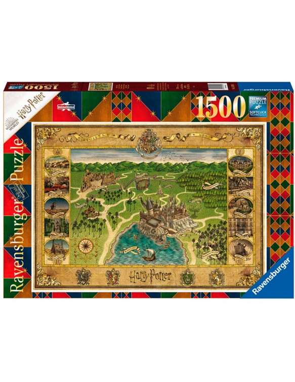 Mapa De Hogwarts Puzzle 1500 piezas