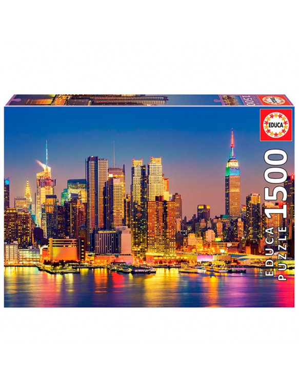 Manhattan de Noche Puzzle 1500 piezas